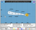 NHC graphical forecast track