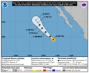 NHC graphical forecast track