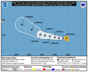 NHC graphical forecast track