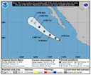 NHC graphical forecast track
