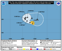 NHC graphical forecast track