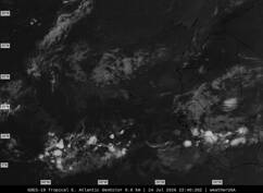 GOES-16 Eastern Atlantic satellite image (Visible) GOES-16 Eastern Atlantic satellite image (Visible)