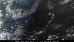 GOES-16 Full Atlantic satellite image (Visible) GOES-16 Full Atlantic satellite image (Visible)